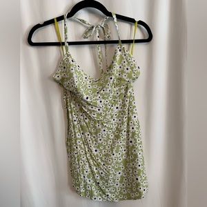 NWT Motel Nerea Dress in Daisy Duke Green Size M